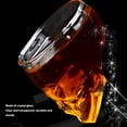 thumbnail image 4 of Copa De Cristal Con Cabeza De Calavera, Copa De Cristal Transparente Multiusos Con Cabeza De Calavera, Artesanía Fina, única Para Champán Para Vino Tinto, 4 of 7