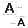 72Pcs Multifunction Stencils Reusable Spray Stencils Compact Letter