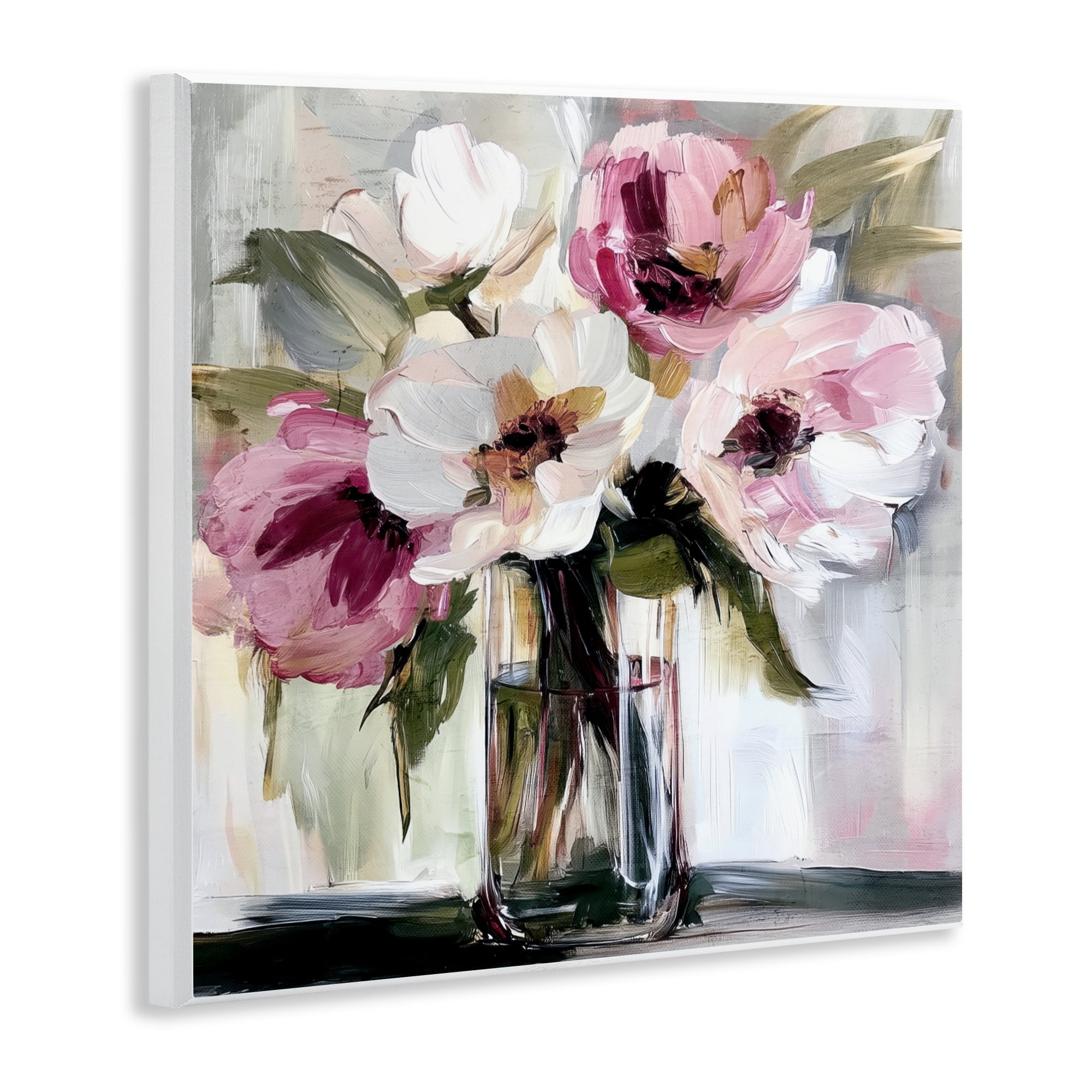 Stupell Industries Resonance Flower Vase Wall Plaque Art, design by Annabelle Hall