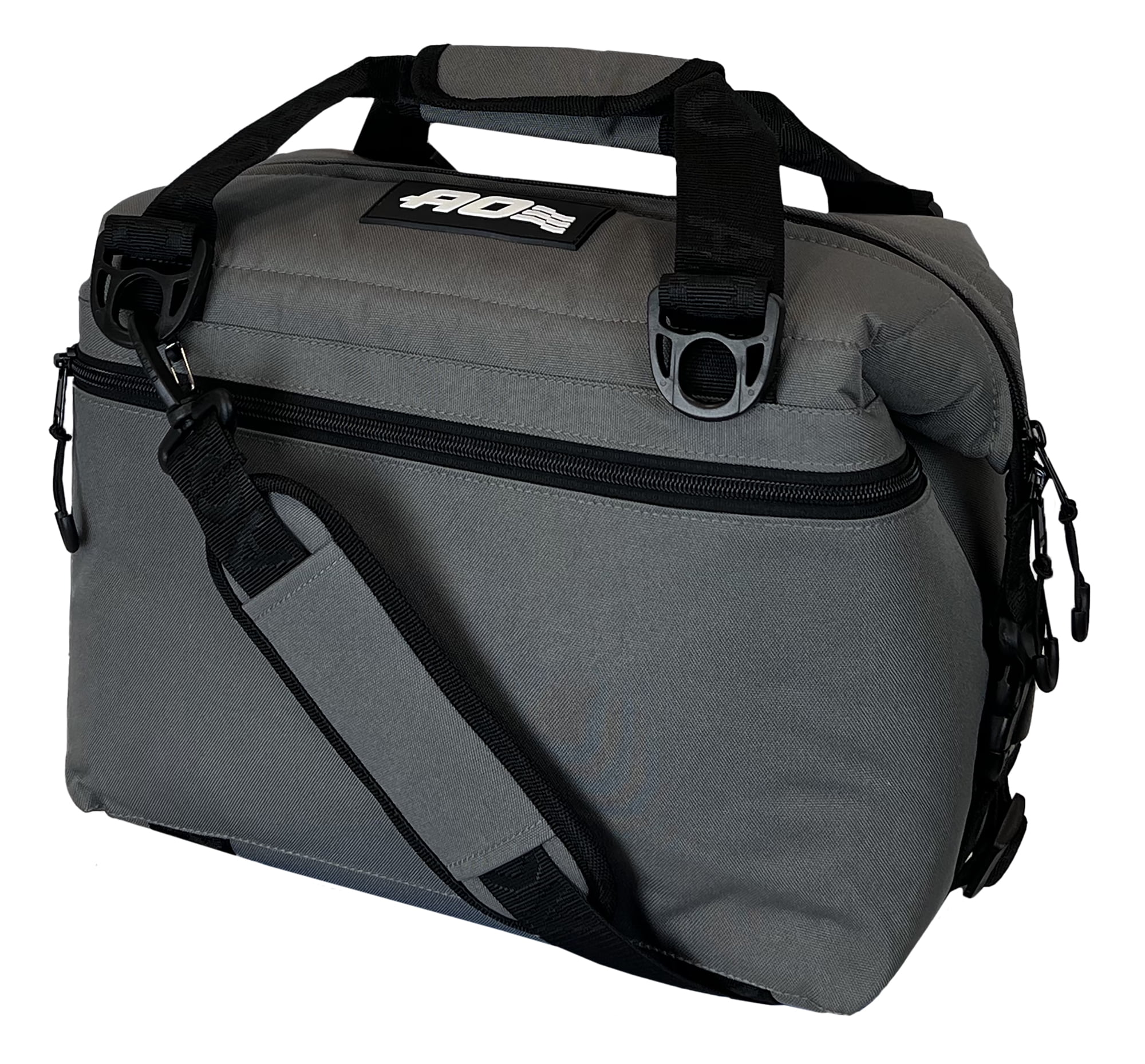 AO Coolers Soft-Sided 12 Pack Canvas Cooler, Charcoal Grey