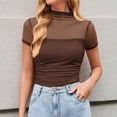 thumbnail image 2 of Women Blouses Ladies Long Sleeve Sweaters And Tops Thermal Long Sleeves for Women Sports T Compression Base Layer Top Tissue Tee Sleeve Sportswear S Shirts Pajama Tops for plus Coffee L, 2 of 8