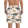 thumbnail image 3 of Naloa Ramadan Whale Men's Beach Shorts, Surfing shorts, Swim trunks, Quick Dry Swim Trunks for Surfing Beach Fun - Medium, 3 of 9
