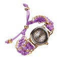 thumbnail image 1 of Reloj de para mujer, de joyería de reloj informal, reloj de de moda para mujer cuerda diamante Día de San , púrpura Fernando Reloj de cuarzo, 1 of 4