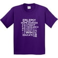 thumbnail image 3 of Inktastic Epilepsy Awareness Walk Shirt Youth T-Shirt, 3 of 5