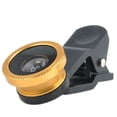 thumbnail image 5 of Sidaley Clip-on Fish Eye 3 en 1 Kit de lente de cámara con lente gran angular para Samsung/iPhone Type3 NO3, 5 of 5