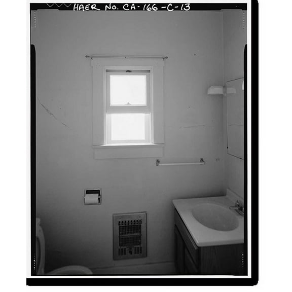 Historic Print, Rush Creek Hydroelectric System, Worker Cottage, Rush Creek, June Lake vicinity, Mono County, CA - 32, 16" x 20"