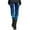 Blue, variant on Breezora Enhance Your Workout with Women's Printed Sequin Sport Leggings for Soft and Slim Fit Comfort L Size Black