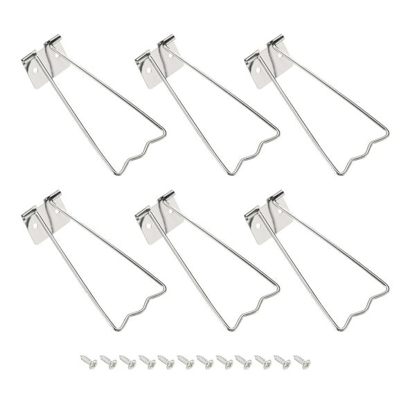 Uxcell 3.39" Easel Back, 6 Sets Metal Picture Frame Back Stand Photo Frame Easel Back Support with Screws for Crafts Art Frames Supplies Paintings Display, Silver Tone