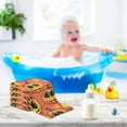 thumbnail image 6 of Dreamtimes 3 PCS Halloween Funny Cute Pumpkins Baby Muslin Washcloths, Face Towel Burp Cloths Ultra Soft Absorbent Cotton Bath Wipes Towels for Newborn Boys Girls, 6 of 7