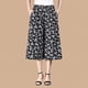 thumbnail image 1 of Pantalones cortos finos de verano Ropa para madres de mediana edad y mayores Pantalones anchos de cintura alta con cintura elástica Culottes coloridos, 1 of 6