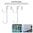 thumbnail image 3 of Adjustable Pool Pole Hooks Tool Skimmer Hangers Gardening for Hang Utensil Double Hanging Tool Tool for Rakes Skimmers, 3 of 8