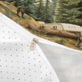 thumbnail image 4 of Catabedysis Retro Brown Camper Bedding,Jungle Animal Moose Duvet Cover Full For Boys,Multicolor,Reversible,3 Pieces,1 Duvet Cover and 2 Pillowcases, 4 of 6