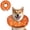 Orange, variant on Supet Inflatable Dog Recovery Collar, Soft Adjustable Donut Collar to Prevent Licking, Comfortable Post-Surgery E-Collar for All Dogs