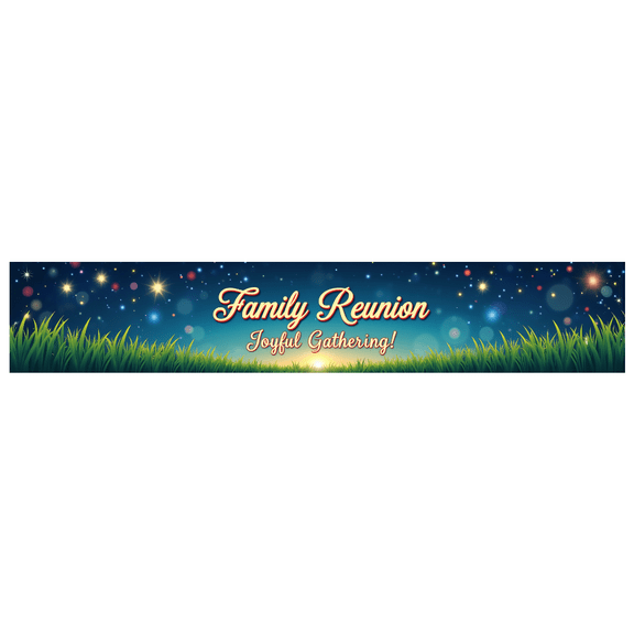 LUUFILx Family Reunion Background Banner Celebration Decorations Outdoor Indoor Party Event Backdrop Joyful Gathering Sign Festive Celebration Decoration
