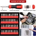 thumbnail image 6 of 191 in 1 Precision Screwdrivers Sets, Magnetic 1/4 Inch Nut Driver Set, Multi Repair Tool Kits for iPhone, Electronics, Computer, Tablet , Xbox, Playstation, Household, Nintendo-Red, 6 of 7