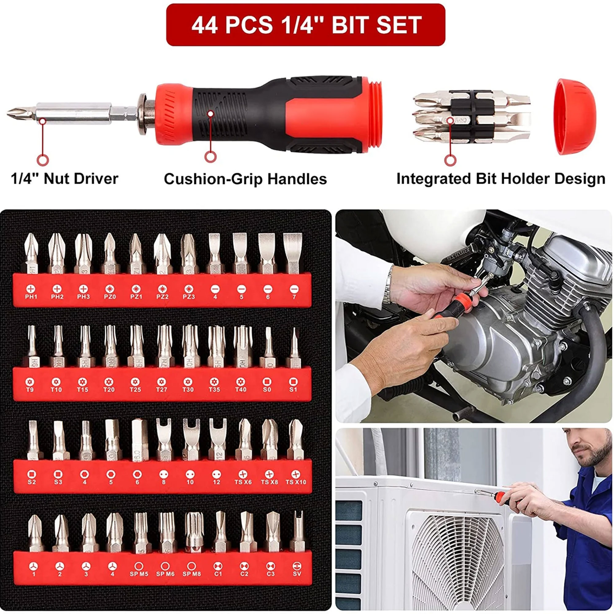 Humwam 191-Piece Precision Screwdriver Set with Magnetic Bits photo 6