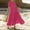 01 Hot Pink, variant on Weiqiqre Maxi Dresses for Women 2025 Short Sleeve V Neck Swing Dress Flowy Tiered Maxi Beach Sundress with Pockets