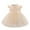 Rose Gold, variant on Hiijoy Infant Girl Bow Birthday Wedding Party Dress Solid Color Pageant Gown, Sizes 6M-3T