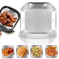thumbnail image 1 of Forros de papel Air Fryer Tonmom, 100 unidades, papel de aluminio 6.3, 1 of 7