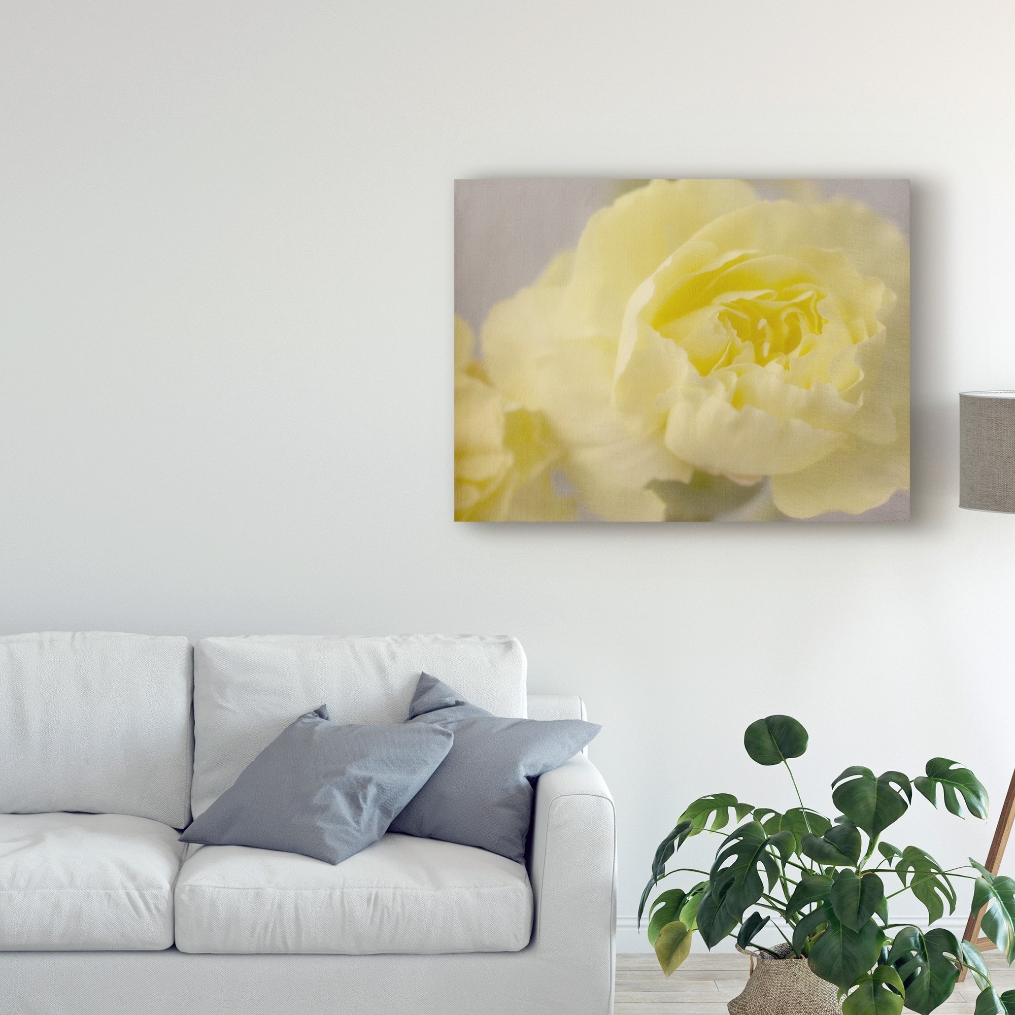 Trademark Fine Art 'Rose Whisper III' Canvas Art by Judy Stalus