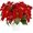 3PCS, variant on 3PCS Poinsettias Artificial Christmas Flowers Bouquet Red Poinsettia Flowers for Home Porch Xmas Tree Garden Indoor Outdoor Christmas Decorations