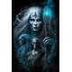 thumbnail image 1 of Póster de bruja de terror de arte oscuro, impresiones para sala de estar, decoración del hogar, gótico, mujer aterradora, pintura en lienzo, arte de pared, 1 of 4