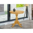thumbnail image 3 of East West Furniture - ESGR3-OAK-W - 3-Pc Dining Table Set - 2 Kitchen Dining Chairs and 1 Wooden Dining Table (Oak Finish), 3 of 3