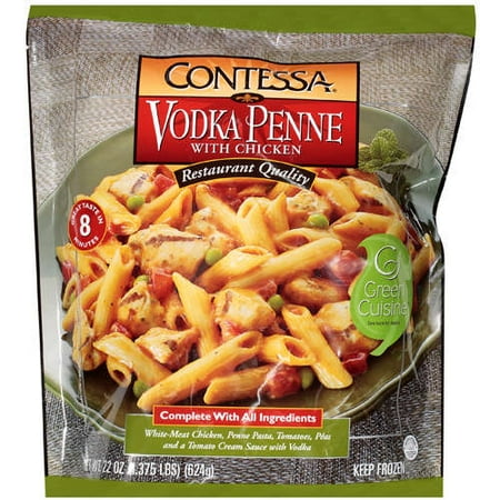 Contessa: Restaurant Quality Vodka Penne With Chicken, 22 oz