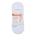 thumbnail image 2 of Blissful Benefits by Warners' Women's Ultra No Show Liner Socks, 3-Pack, 2 of 2