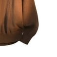 thumbnail image 4 of Kakii Men's Mock Two-Piece Sweater, V-Neck Pullover with Shirt-Style Collar & Button Placket, Smart Casual Knit Top, 4 of 6