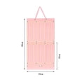 thumbnail image 5 of Wall Hanging Hair Accessory Storage Rack, Princess Hair Card & Hair Ring Organizer, Wall-Mounted Long Design For Teen Hair Accessories Organization With Multiple Slots, 5 of 5