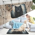 thumbnail image 7 of Qxltty Dark Forest Wolf King Cat litter Pads Pet Set of 3 Diaper Mats Center Anti-leakage Layer Absorbent Soft and Comfortable, 7 of 7