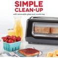 thumbnail image 4 of DASH Clear View Toaster - Compact Design with 7 Browning Levels & Clear-View Window, Extra-Wide Slot Large Toaster, 1-Touch Defrost, Reheat & Bagel F, 4 of 7