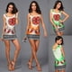 thumbnail image 4 of Vestido de mujer vintage flor Retro pluma cadena impresión Sexy sin mangas Mini Slim vestido na Irfora Vestido, 4 of 7
