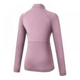 thumbnail image 2 of Women's Workout Long Sleeve Shirts - Ladies Yoga Running Tops Quarter Zip Pullovers, 2 of 8