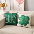 thumbnail image 5 of St Patricks Day Pillow Covers 18x18 Hello March Happy St Patricks Day Blessed Green Clover Paddy Green Top Hat Pillowcase for St Patricks Day Throw Pillows Cushion St Patricks Day Decorations, 5 of 6