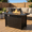 Black, variant on Vornel 43" Rectangular Propane Fire Pit Table for Outdoor Patio, 50,000 BTU 2-in-1 Gas Firepit Gray Heavy Duty Fire Table for Backyard Deck Garden