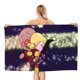 thumbnail image 1 of Anpanman Toalla de playa de secado rápido con diseño temático, regalo para mujeres y niñas, ideal para cumpleaños, fans, amantes de la música, uso en la playa o al aire libre, 78 × 160 cm, 1 of 6
