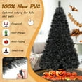 thumbnail image 6 of Costway 8 FT Halloween Tree with 860 Branch Tips Frosted Pine Needles 450 White LED Lights, 6 of 10