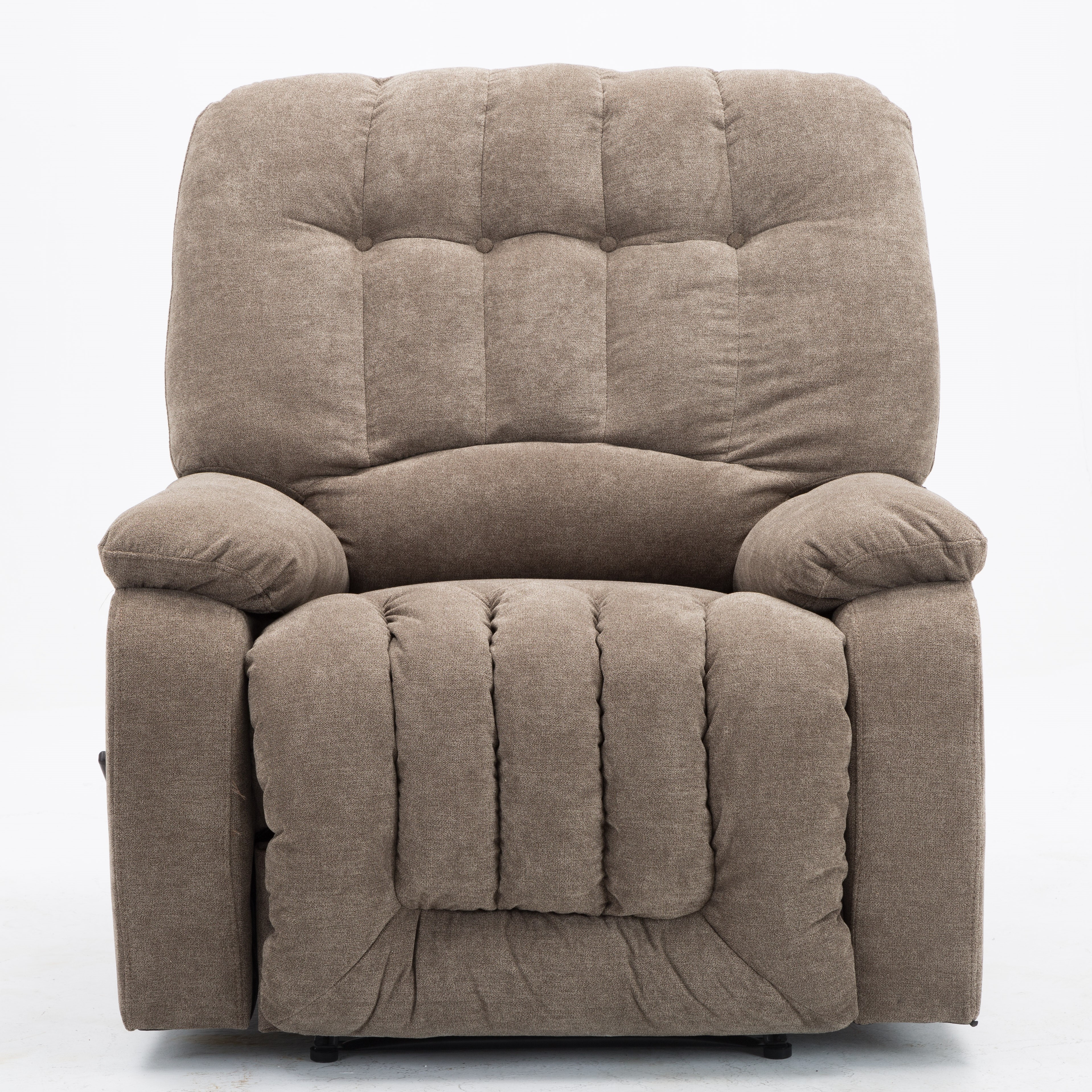 Adjustable Manual Recliner Chair - Comfortable Yarn -dyed Fabric