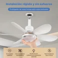 thumbnail image 3 of A Ventilador De Techo 40w Con Foco, Plafón Led 52cm,, 3 of 9