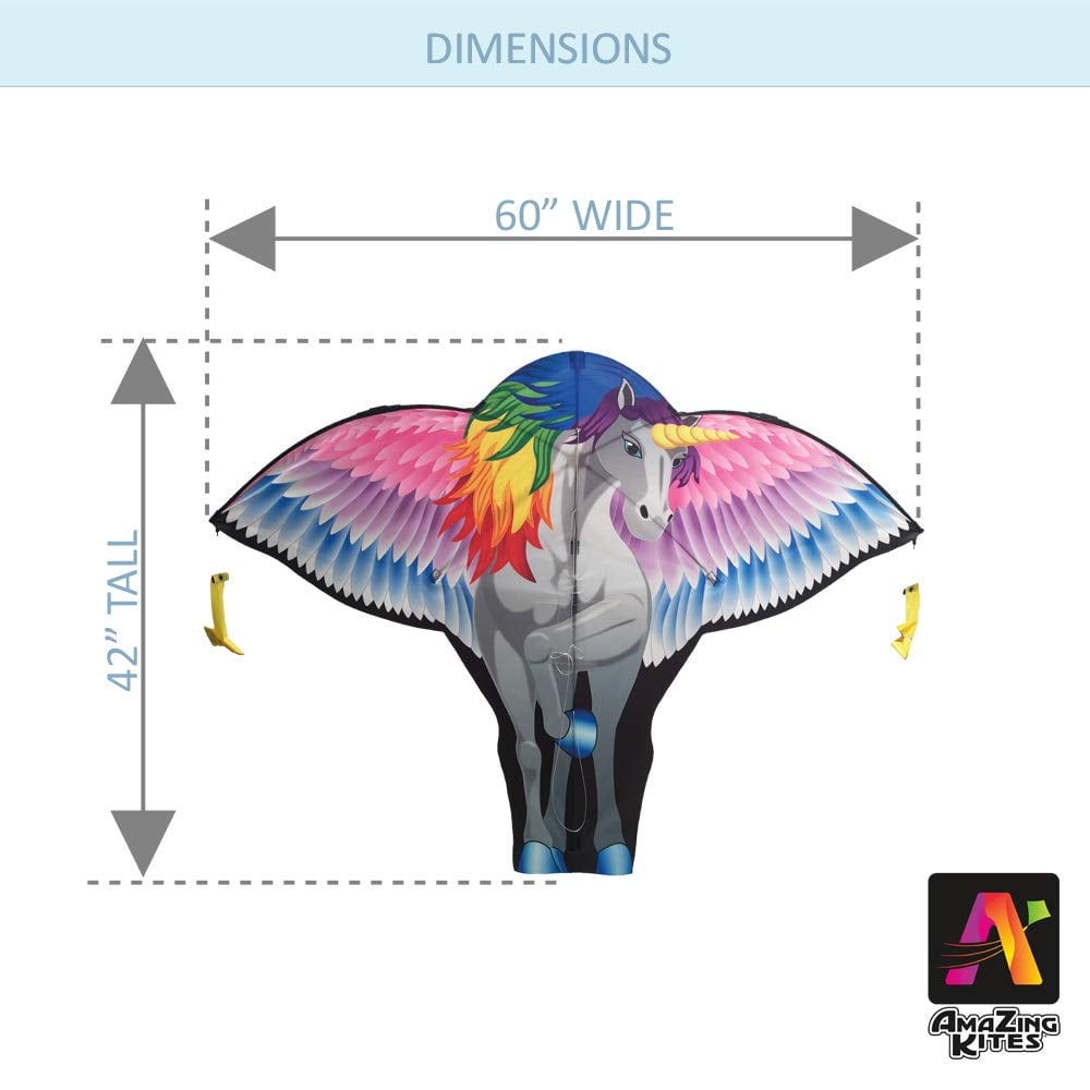 AmaZing Kites Unicorn 60" Wide