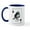 White/Navy Inside, variant on CafePress - Ace Of Spades Racing Pigeon Regular Mug - 11 oz Ceramic Mug - Novelty Coffee Tea Cup