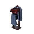 thumbnail image 4 of Proman Products Excalibur Wardrobe Charging Valet in Dark Mahogany, 4 of 9
