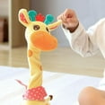 thumbnail image 6 of Musical Giraffe Toy, Dancing Giraffe Toy with Talking & Singing Functions, Electronic Light Up Stuffed Animal That Repeats What You Say, Interactive Plush Toy, 6 of 7