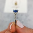 thumbnail image 5 of SOLITAIRE JEWELS 2.00Ct Oval Sapphire Diamond Solitaire Engagement Ring Solid 10k White Gold, 5 of 5