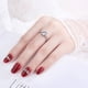 thumbnail image 2 of Anillos para mujer, regalos para mujer, anillo de amor dulce, abierto, de cobre con incrustaciones de circón, pequeño, fresco, con incrustaciones de circón, conejo orn, 2 of 5