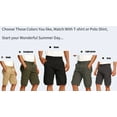 thumbnail image 7 of TRGPSG Men's Cotton Casual Cargo Shorts with Multi Pockets(No Belt),Gray 40, 7 of 7