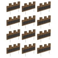 thumbnail image 2 of Greenes Fence 7" x 18" Brown Wood Garden Border Edging (12 Pack), 2 of 5