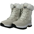 thumbnail image 3 of OwnShoe Women's Mid Calf Snow Boots Warm Winter Shoes Outdoor Hiking Boots Gift, 3 of 7